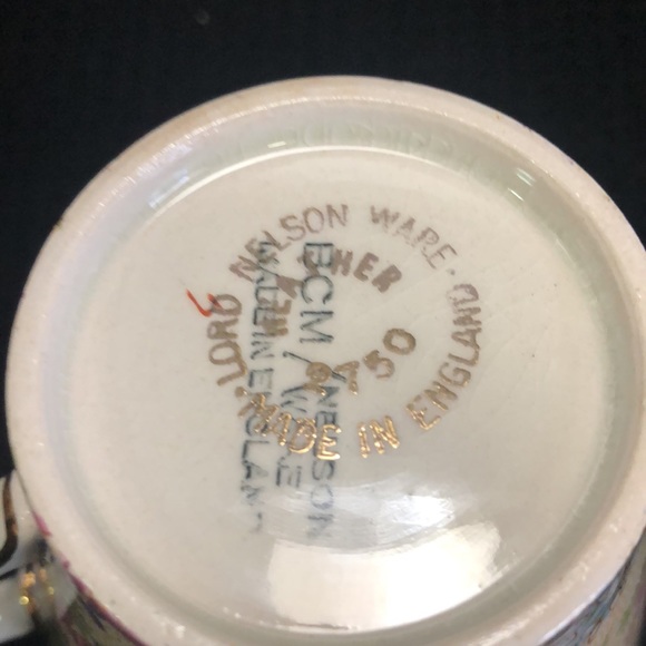 Vintage Lord Nelson “Heather” chintz Teacup & Saucer - Picture 8 of 9